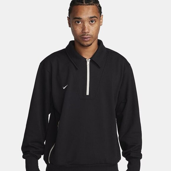 Nike Standard Issue 1/4 Zip Top Culture of Football Mens Small Black Soccer $100 - Picture 1 of 3